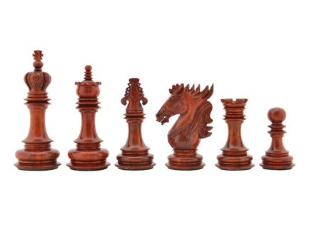 prestige luxury chess pieces (redwood/ebonywood) – ics0803